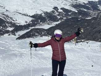 Romy Hartmann en privé : le ski