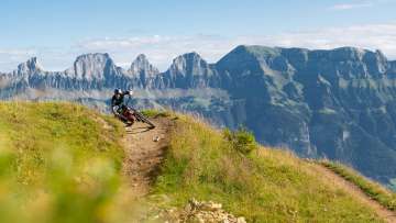 Le plaisir du vélo à Flumserberg