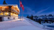 Domaine skiable Flumserberg de nuit