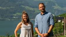 Sara Kohout et Manuel Rothmund à Quinten au bord du Walensee