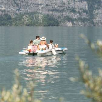 Faire du pédalo sur le lac de Walenstadt © Thomas Kessler Visuals