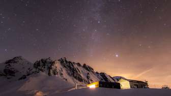 Descente au clair de lune sur le Pizol