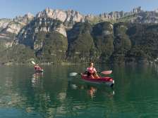 Kayak sur le Walensee