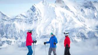 Skieurs au Flumserberg