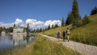 Randonnée jusqu'à l'hôtel de montagne Seebenalp © Bergbahnen Flumserberg
