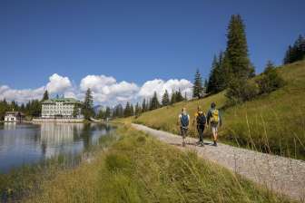 Randonnée jusqu'à l'hôtel de montagne Seebenalp © Bergbahnen Flumserberg