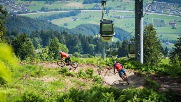 Montagnes, Biking on Flumserberg, BlueSalamander, vélo