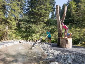 Enfants, excursion en famille