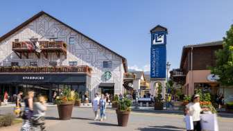 Shopping au Landquart Fashion Outlet Portail d'entrée du Landquart Fashion Outlet