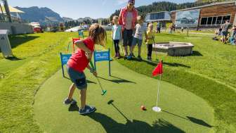 Terrain de golf d'aventure