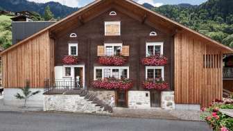 Maison en bardeaux