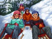 Piste de luge Mounteens au Pizol