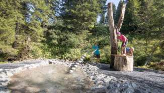 Forêt aquatique de Pizol Enfants, excursion en famille