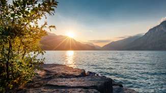 Plages_du_Lac_de_Walensee_Murg Walensee, Murg, ambiance du soir