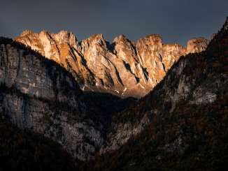 Lüsis_Automne Berschis, Lüsis, montagnes, Churfirsten, automne