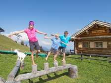 Enfants, excursion en famille
