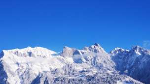 neige, Grisons, vieille ville de Winterthur, Bündner Herrschaft, Maienfeld