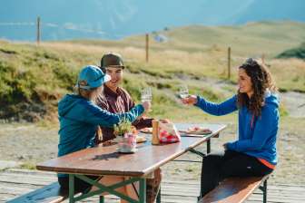 Entrée au Laufbodenstübli © Heidiland Tourismus
