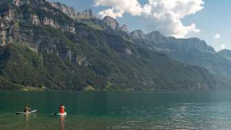 Plage, Murg, lac de Walenstadt