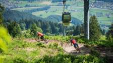 Montagnes, Biking on Flumserberg, BlueSalamander, vélo