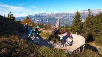 Biking on Flumserberg Flumserberg