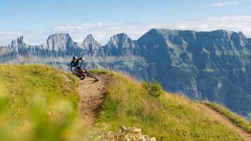 Le plaisir du vélo à Flumserberg