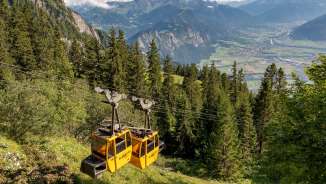 Malans_Souveraineté des Grisons Älplibahn, Älplibahn Malans, vue, Bündner Herrschaft, Malans, vignoble