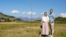 Martina Gassner & Manuel Rothmund sur l'alpage de Fursch