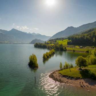 Lac de Walenstadt © Heidiland Tourismus / Dolores Rupa