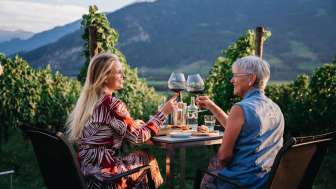 Repas à l'Alten Torkel de Jenins © Heidiland Tourismus