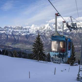 Téléphérique de Schönhalden © Heidiland Tourisme / Thomas Kessler Visual