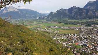 Point de vue du Guschachopf Bad Ragaz