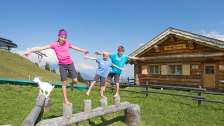 Enfants, excursion en famille