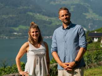 Sara Kohout et Manuel Rothmund à Quinten au bord du Walensee