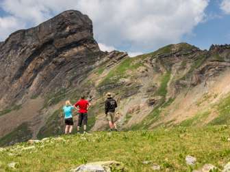 Plissement des Alpes Haut lieu tectonique Sardona de l'UNESCO