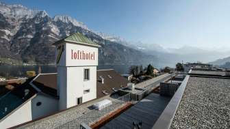 lofthotel au bord du lac de Walenstadt