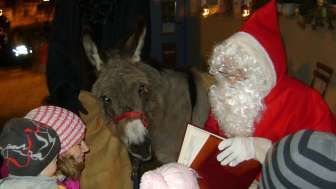 Entrée des Pères Noël à Bad Ragaz