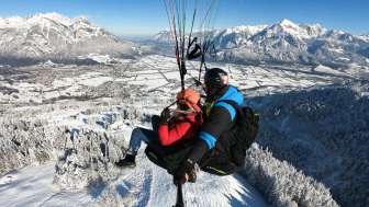 Parapente hiver Panorama des Alpes, Offre