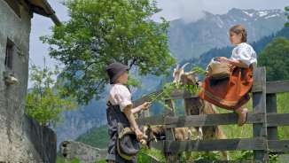 Heidi et Peter Peter, alpage, Heidi, Heidi et Peter, village de Heidi, chèvres, histoire