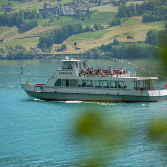Croisière sur le lac de Walenstadt © Heidiland Tourismus / Thomas Kessler Visual