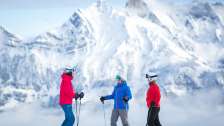Skieurs au Flumserberg