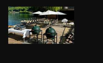 Barbecue au bord du lac