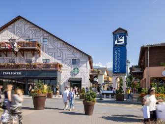 Portail d'entrée du Landquart Fashion Outlet