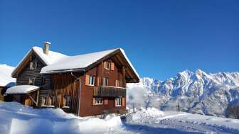 Hébergement de groupe Maison de montagne Foyer scout Sunnebode Tannenheim Flumserberg