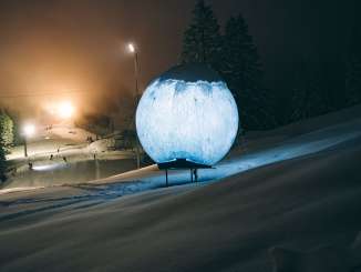 Galaxie Flumserberg, lumière, piste Chrüz, ski nocturne, Flumserberg, après-ski