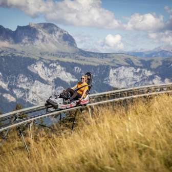 Piste de luge d'été FLOOMZER © Remontées mécaniques de Flumserberg